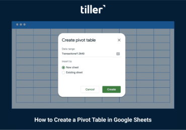 How to Create a Pivot Table in Google Sheets