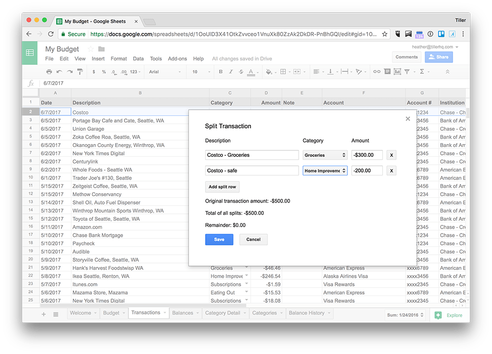 split google sheet transactions split-google-sheet-transactions