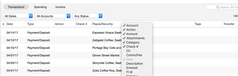 quicken export transactions 2 Quicken Export Transactions 2