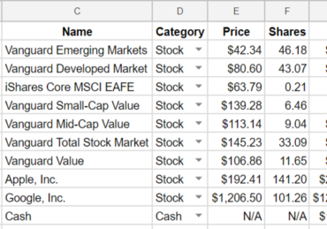 Investment Spreadsheet4 Investment-Spreadsheet4