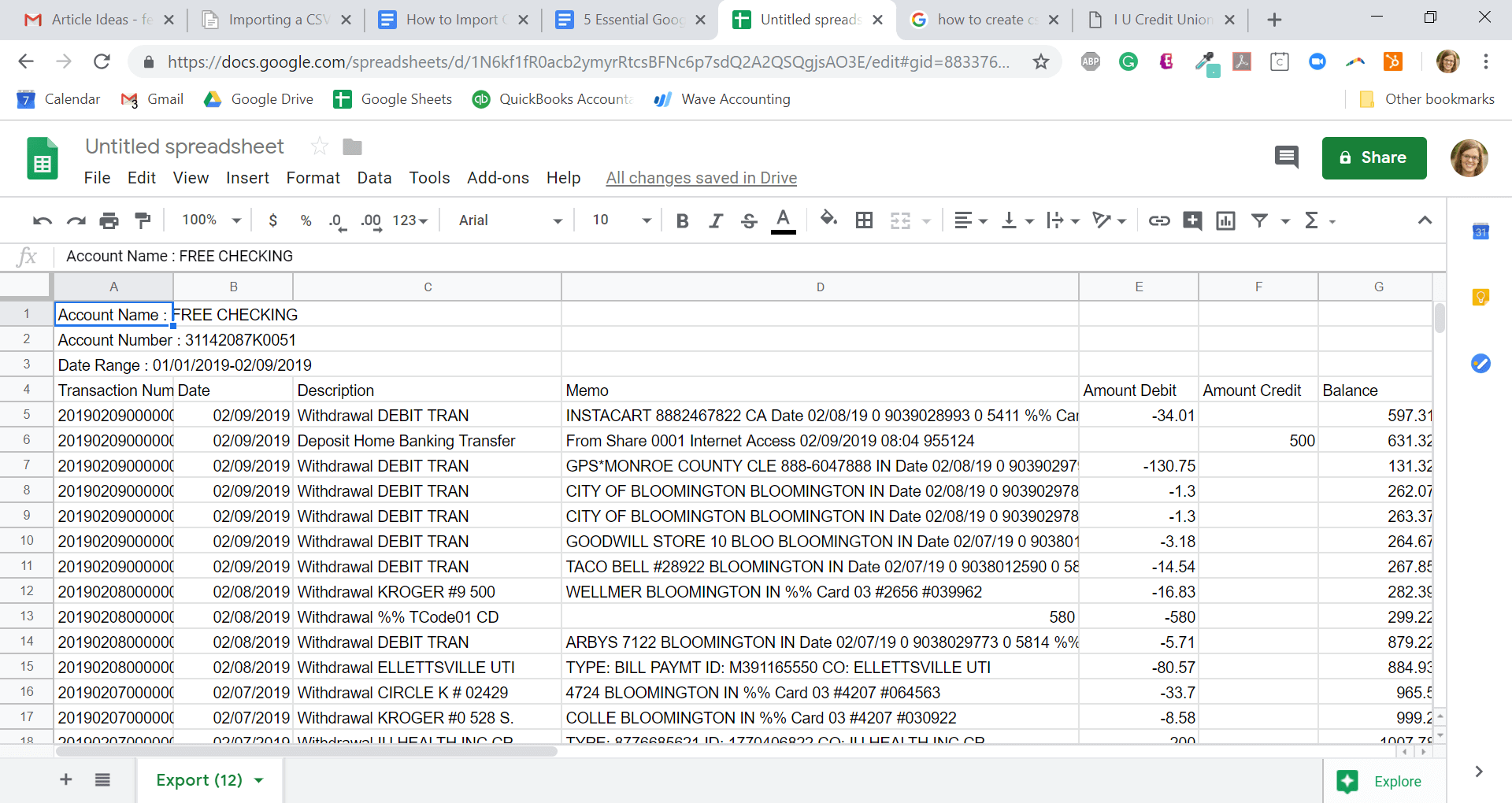 image 2 How to IMport CSV Into Google Sheet Clean Up File