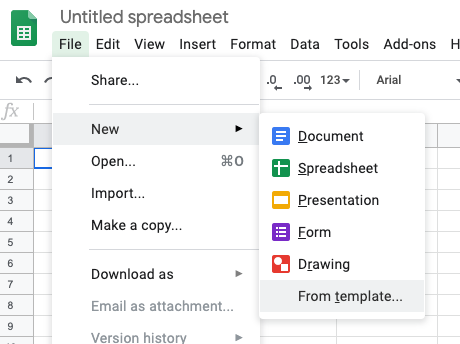 Find Google Sheets Templates in Drive Find Google Sheets Templates in Drive