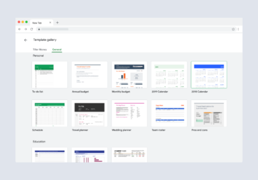 Google Sheets Gallery Templates