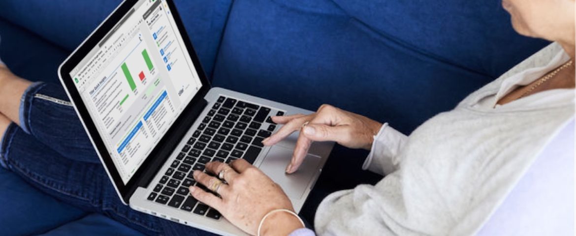 Woman Counch Computer Woman Counch Computer