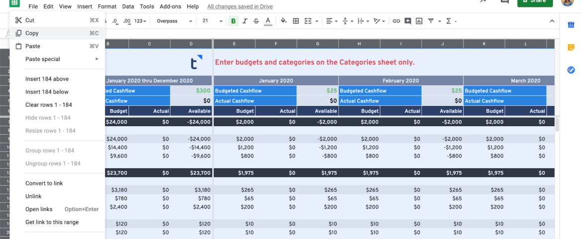 Cash Flow Planning Google Sheets1 Cash Flow Planning Google Sheets
