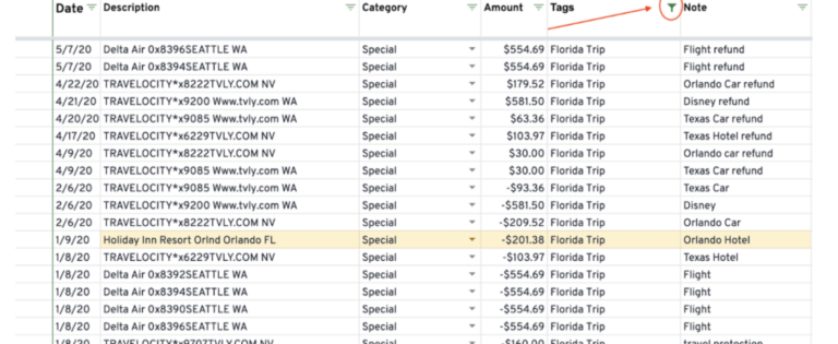 Tracking Travel Refiunds Google Sheets Tracking Travel Refiunds Google Sheets