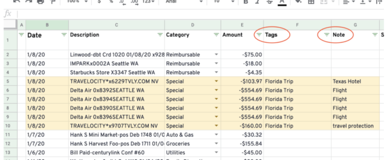 Tracking Travel Refunds in a spreadsheet Tracking Travel Refunds In A Spreadsheet