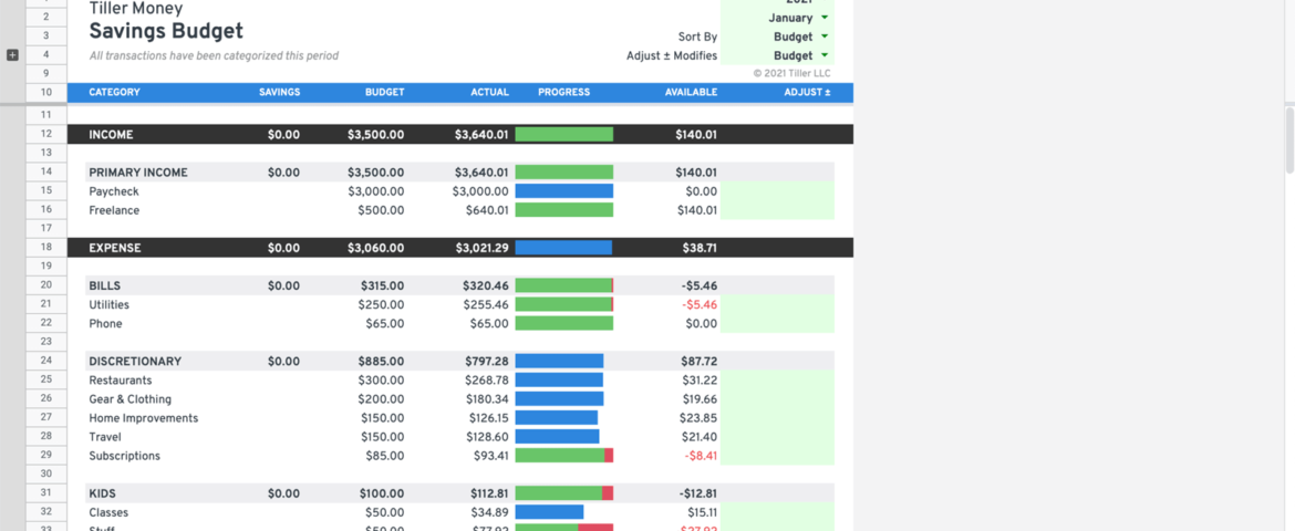 Savings Budget for Google Sheets savings budget for google sheets