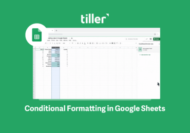 conditional formatting in google sheets