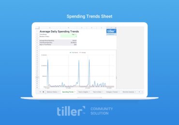 spending trends spreadsheet