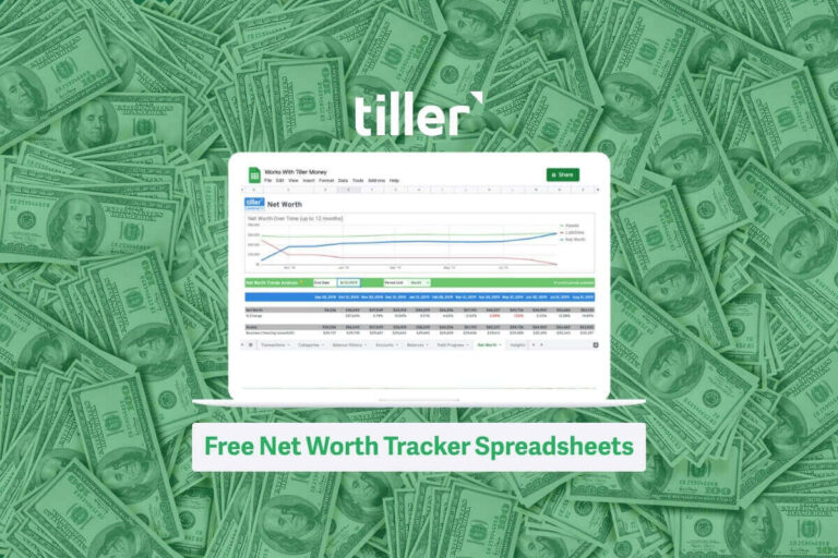 net worth spreadsheet