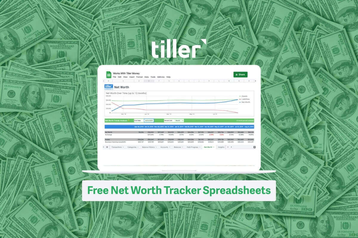 net worth spreadsheet