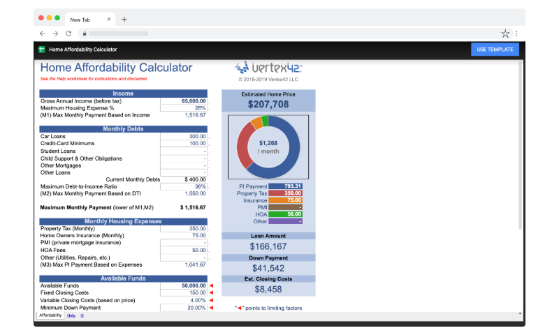 Home Affordability Calculator home affordability calculator