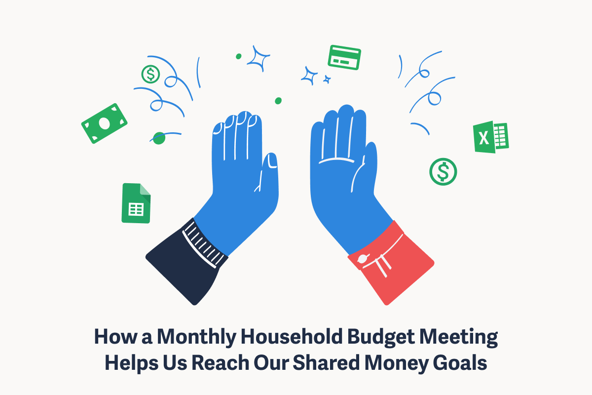 our monthly household budget meeting
