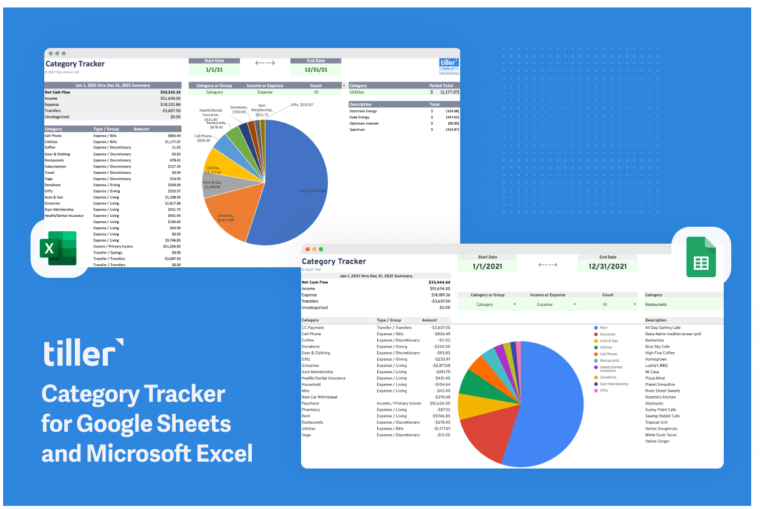 Category Tracker Google Sheets Excel category tracker google sheets excel