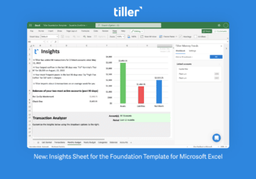 insights sheet microsoft excel