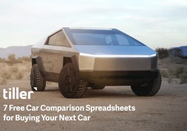 Best Free Car Comparison Spreadsheets