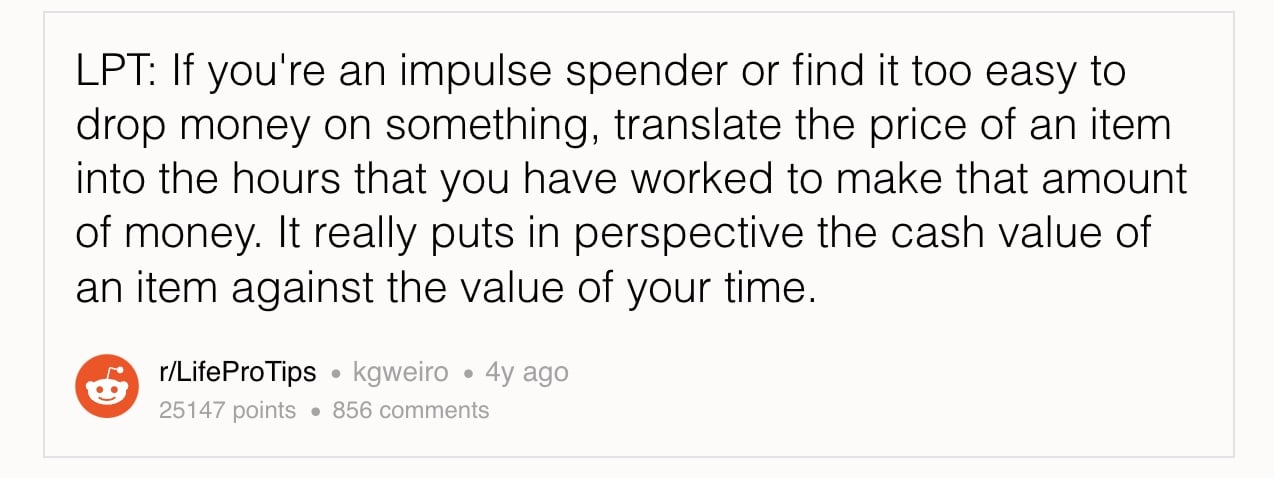 Hours of Work to Dollars Spent Hours of Work to Dollars Spent