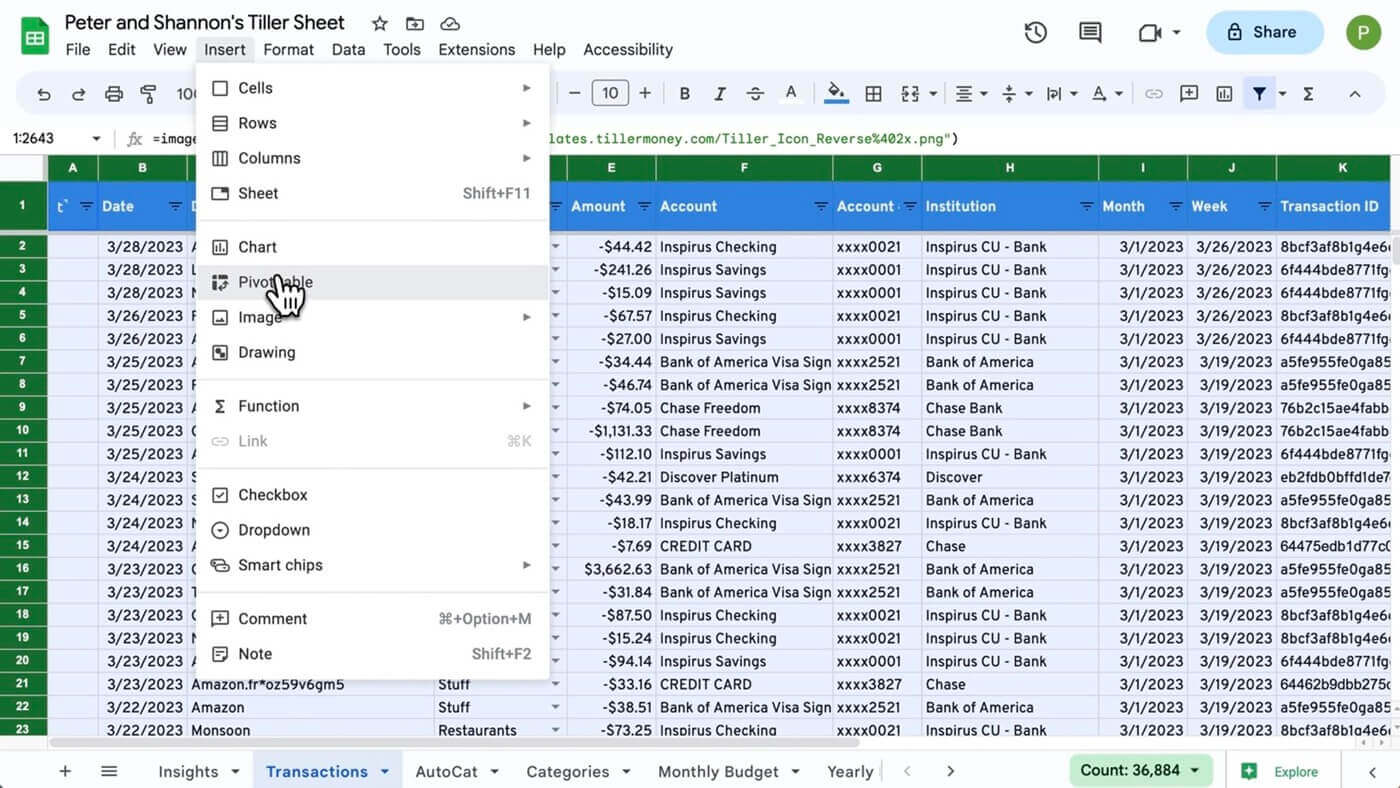 Create Google Sheets Pivot Table Create Google Sheets Pivot Table