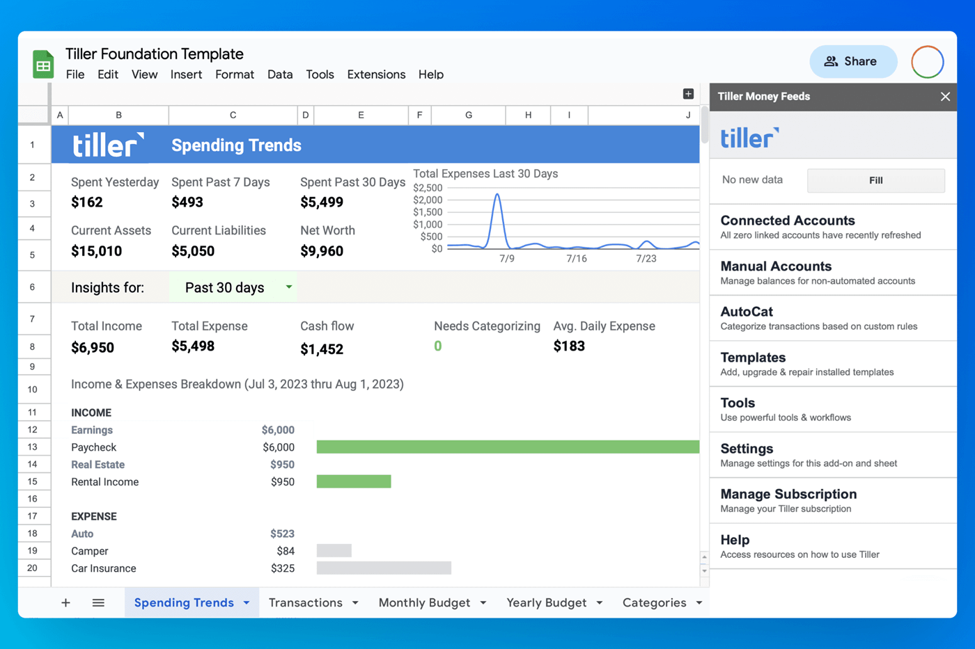 Spending Trends Hero Blue GS 1 Spending Trends Hero Blue GS 1