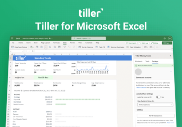 Tiller For Excel