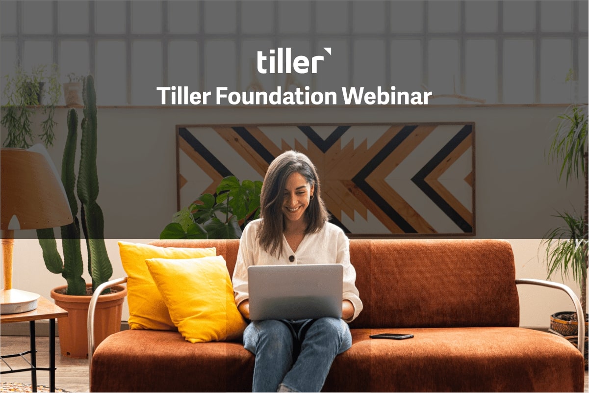 Tiller Foundation Webinar
