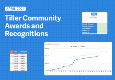 Tiller Community Awards and Recognitions