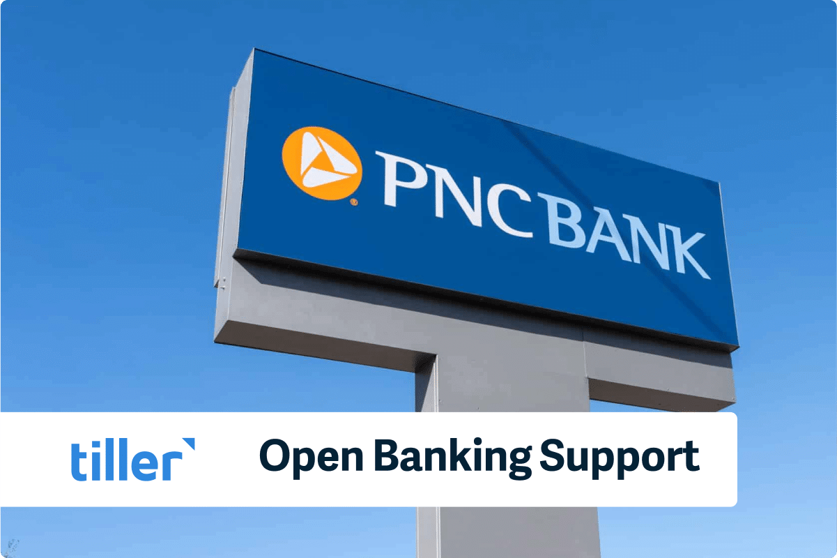 Tiller Open Banking Support