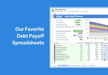 Our Favorite Debt Pay off Spreadsheets