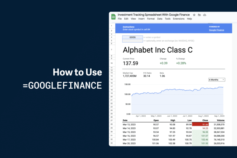 How to Use Google Finance