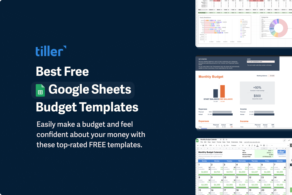 Best Free Google Sheets Budget Templates
