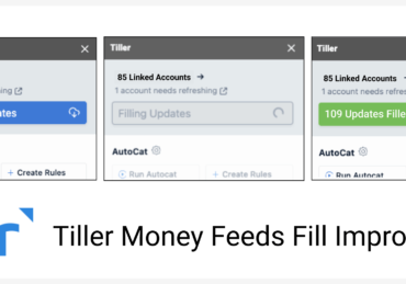 Tiller Money Feeds Fill Improvements